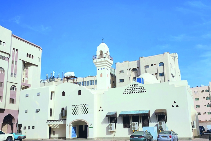 The Al-Mustarah mosque in Saudi Arabia