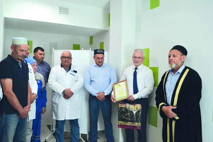 Югары Ослан район үзәк хастаханәсендә намаз уку бүлмәсе ачылды