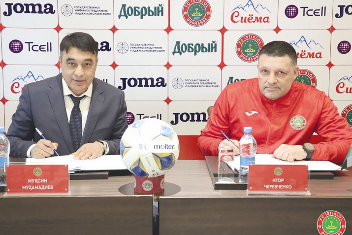 Черевченко мураббии “Истиқлол”-и Душанбе мешавад