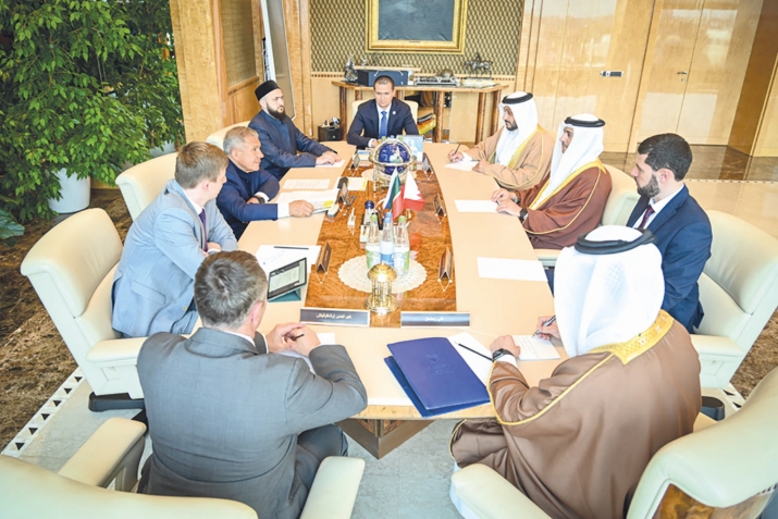 Бәһрәйн министры Татарстан Рәисе белән очрашты