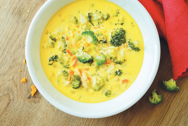 Брокколи кәбестәсе һәм сырдан җиңел аш