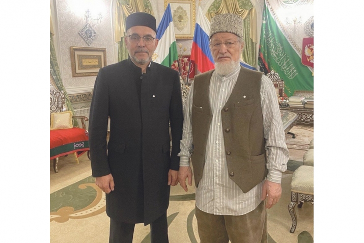 Баш мөфти полк имамы белән очрашты