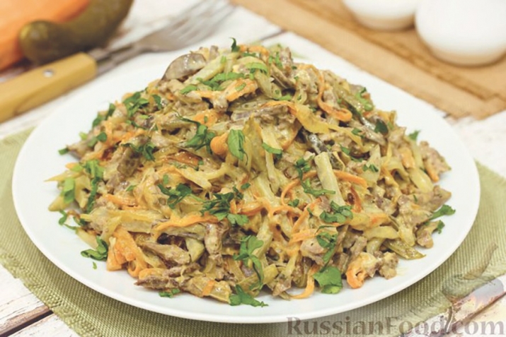 ГIяргIяла дулекIличилси салат