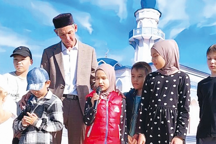 Лесобаза мәчетендә Корбан ашы узды