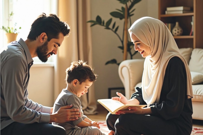 Бәхетле гаилә - Җирдә җәннәтнең чагылышы