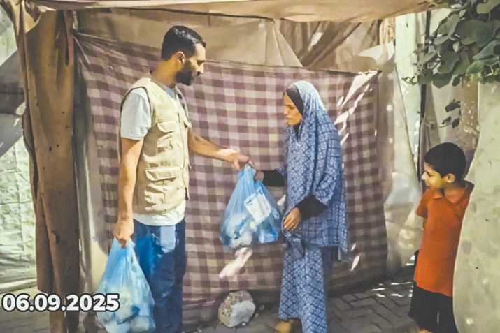 «Зәкят» хәйрия фонды Газзәдәге мөселманнарга гуманитар ярдәм күрсәтте