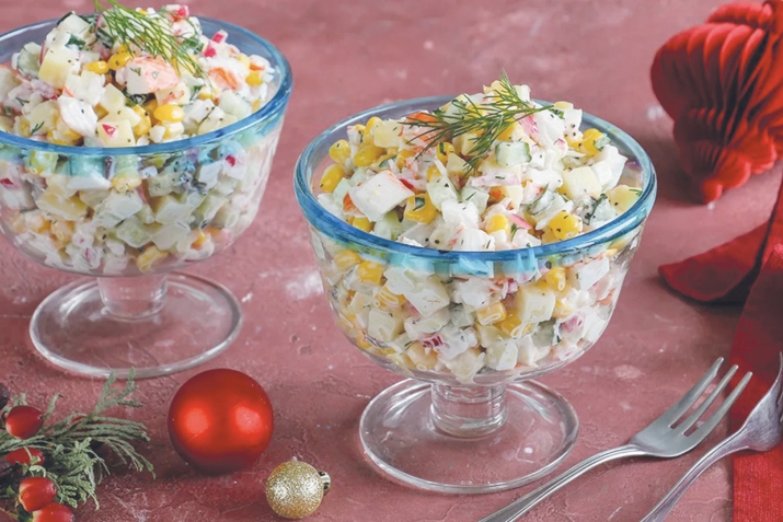 Крабуначилси салат