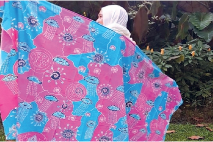 The IRD Batik motif “Pesona (Enchantment) COVID-19 Endorphin”: a reflection of the «Contemplation» Koranic mode of thinking, based on Sura Al-Baqarah, ayat 164